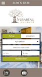 Mobile Screenshot of mirabeau-immobilier.com